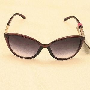 NWT 👓 Foster Grant Brown & Gold Sun Glasses